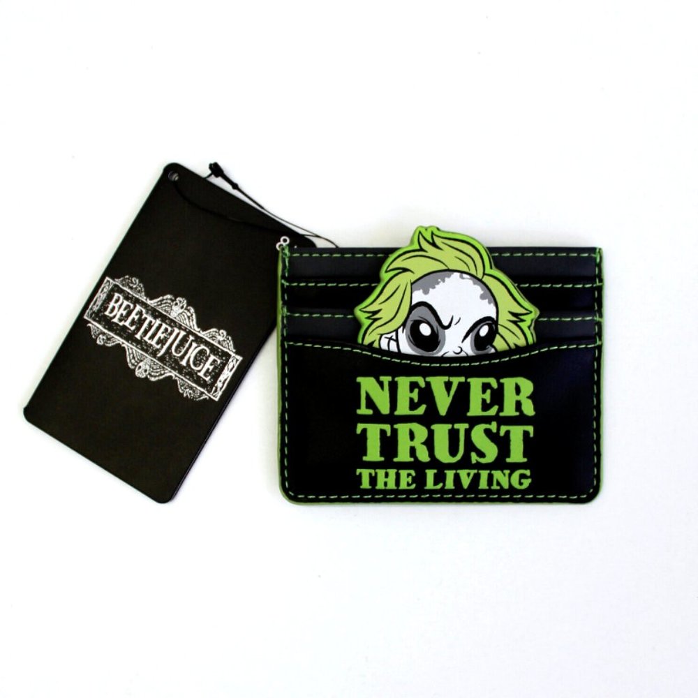 Loungefly Beetlejuice Never Trust The Living Cardholder